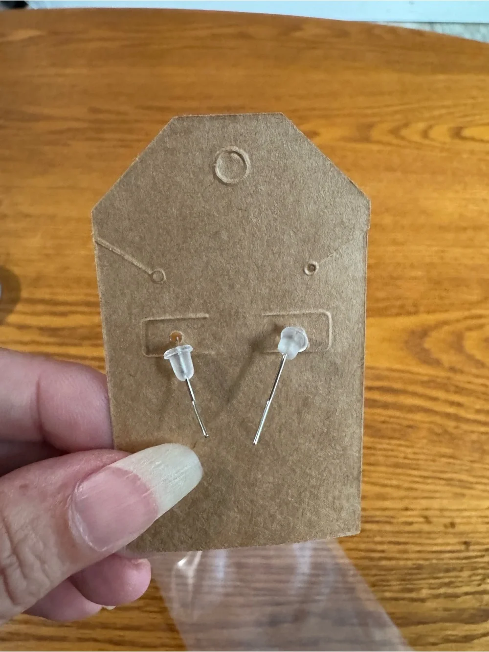 Silver Crystal Angel Drop Earrings for Women